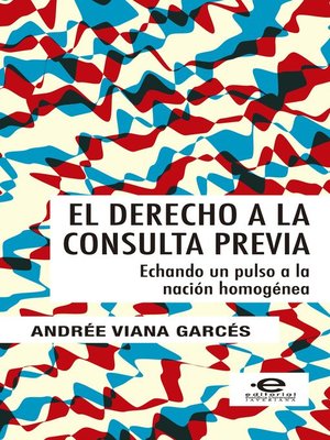 cover image of El derecho a la consulta previa